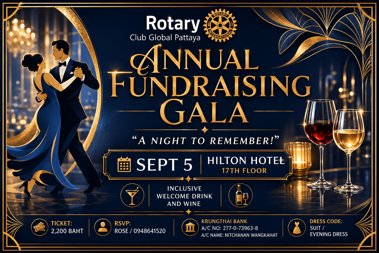 Rotary Club Global Pattaya Annual Charity Gala 2026 Rotary Club Global Pattaya Annual Charity Gala 2026